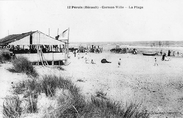 La plage de Carnon