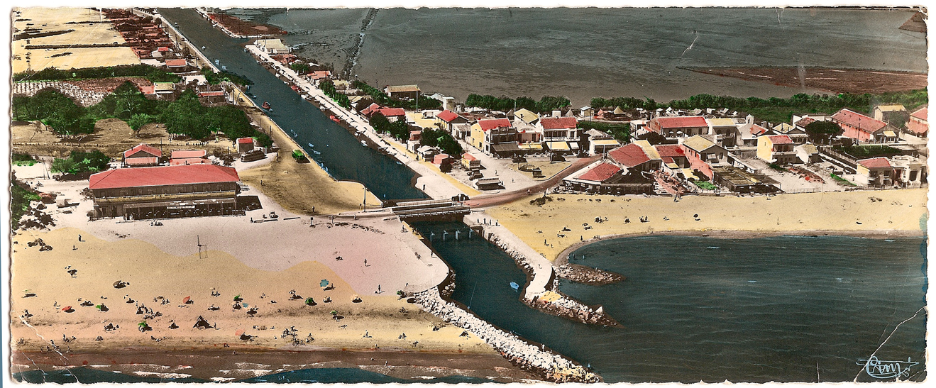 Vue aérienne de Carnon Plage